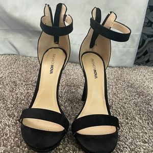 Fashion Nova black heels
